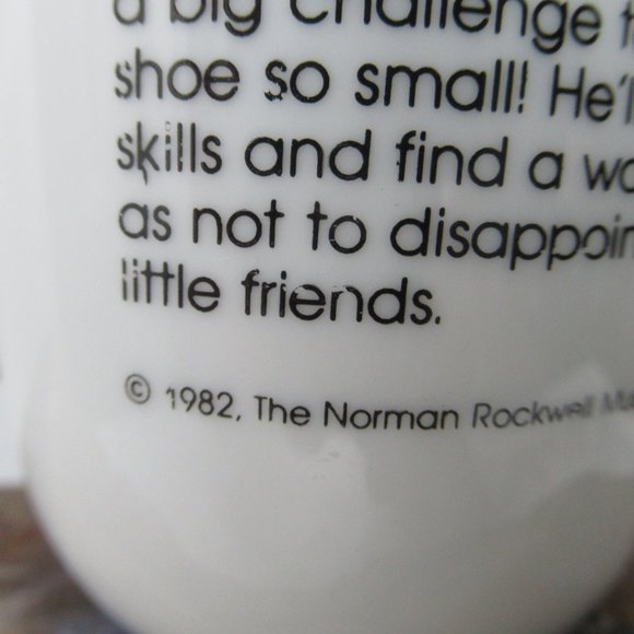 Porcelain Mug Norman Rockwell Collection "The Cobbler" by Norman Rockwell Museum - Picture 7 of 14